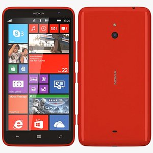 nokia lumia 1320 red 3d x