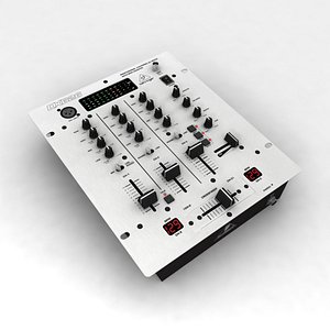 behringer pro mixer dx-626 3d model
