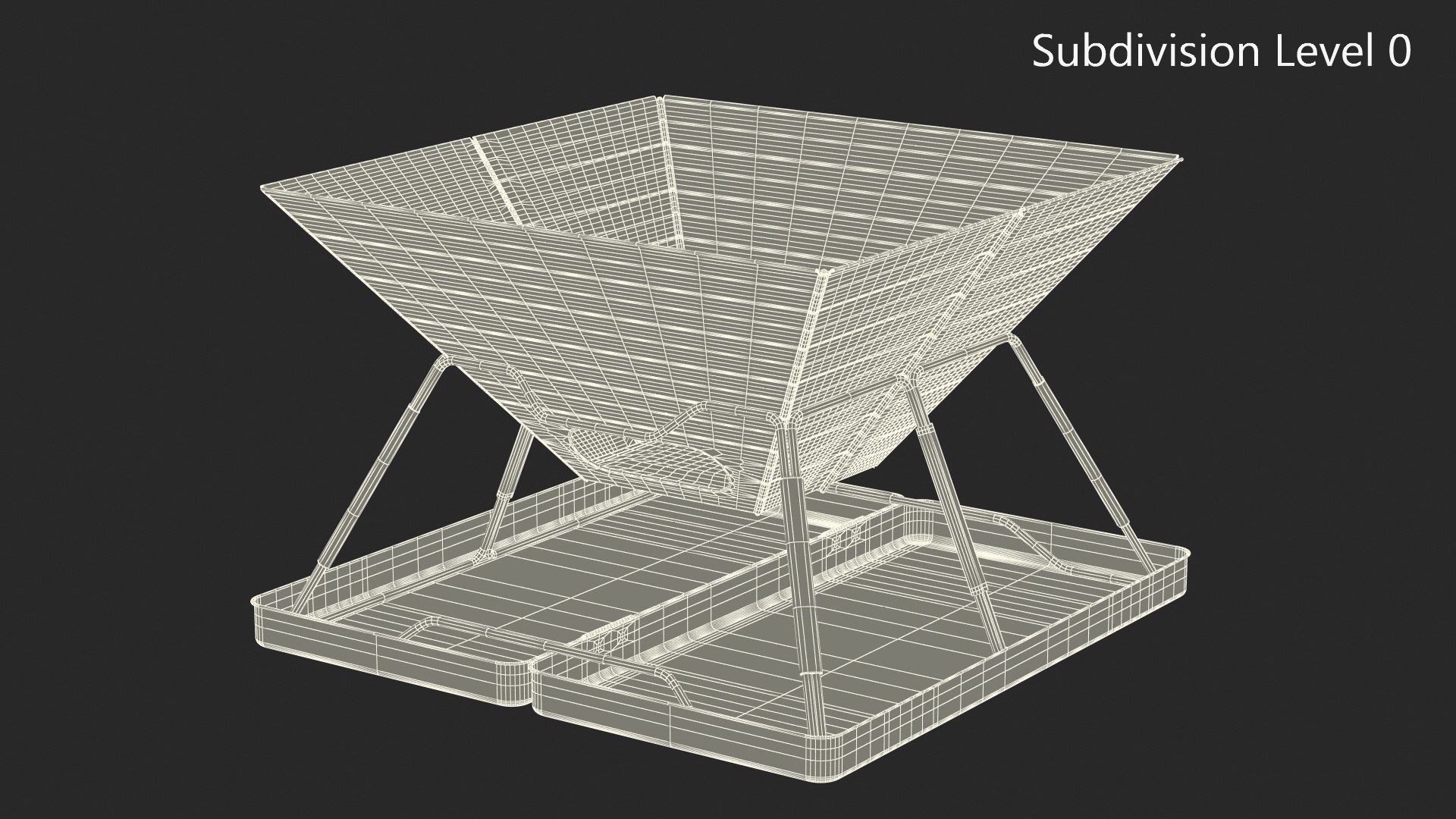 3D Steel Portable Fire Pit Model - TurboSquid 2434043