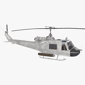Bell UH-1B Blank Livery Basic Animation --313--