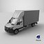 3D Mercedes Sprinter Curtain Side Tautliner Van 3D Model PBR Textures model