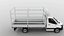 3D Mercedes Sprinter Curtain Side Tautliner Van 3D Model PBR Textures model