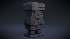 Chalchiuhtlicue - Aztec Deity model