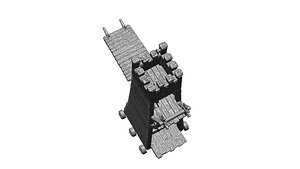 Siege machines Trebuchet Tower Gate rum