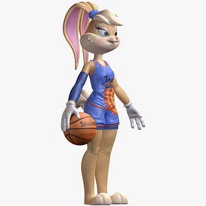 3D Lola Bunny Character Space Jam 8K model