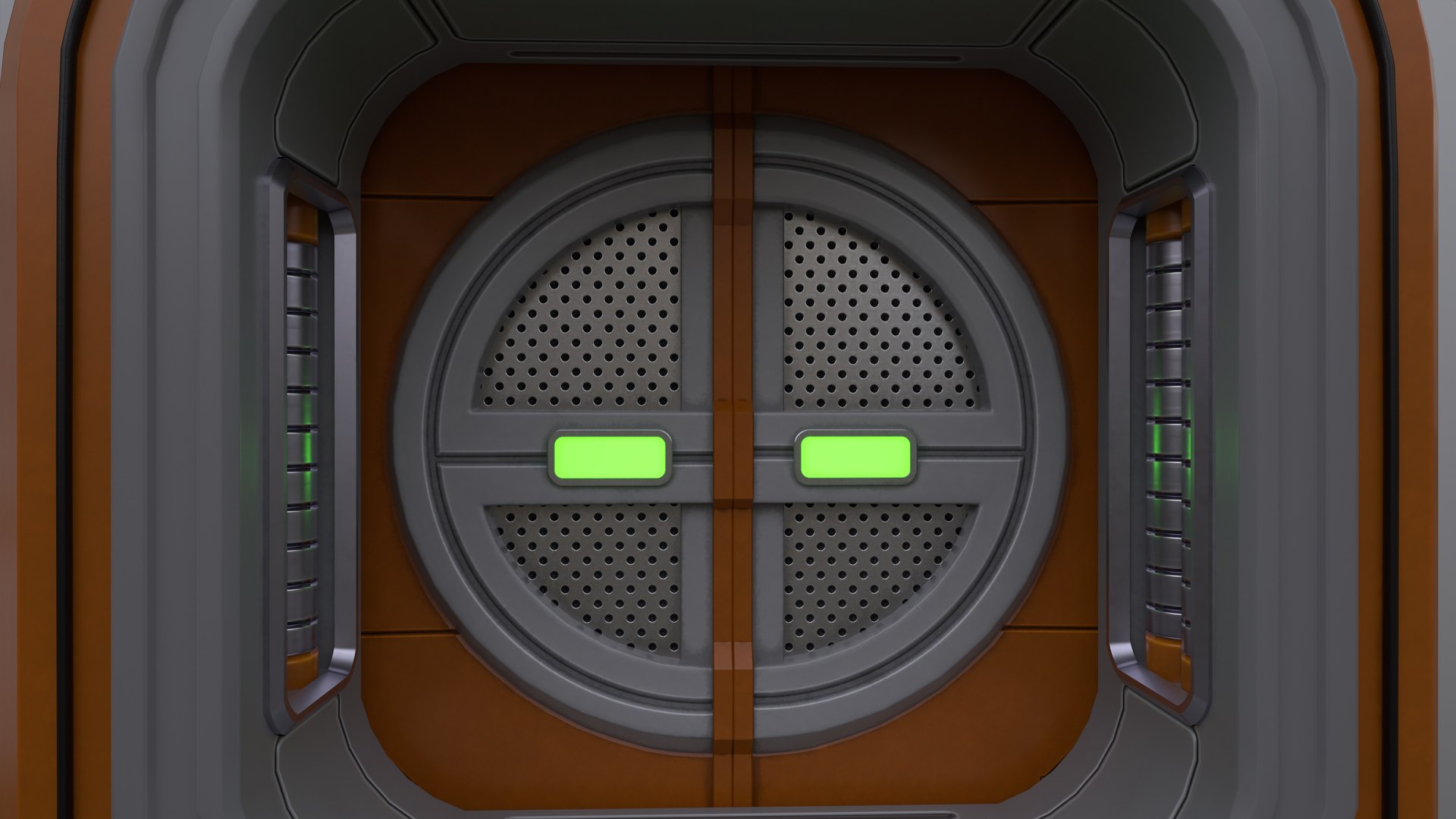 Sci Fi Airlock Door 3D model - TurboSquid 1898211