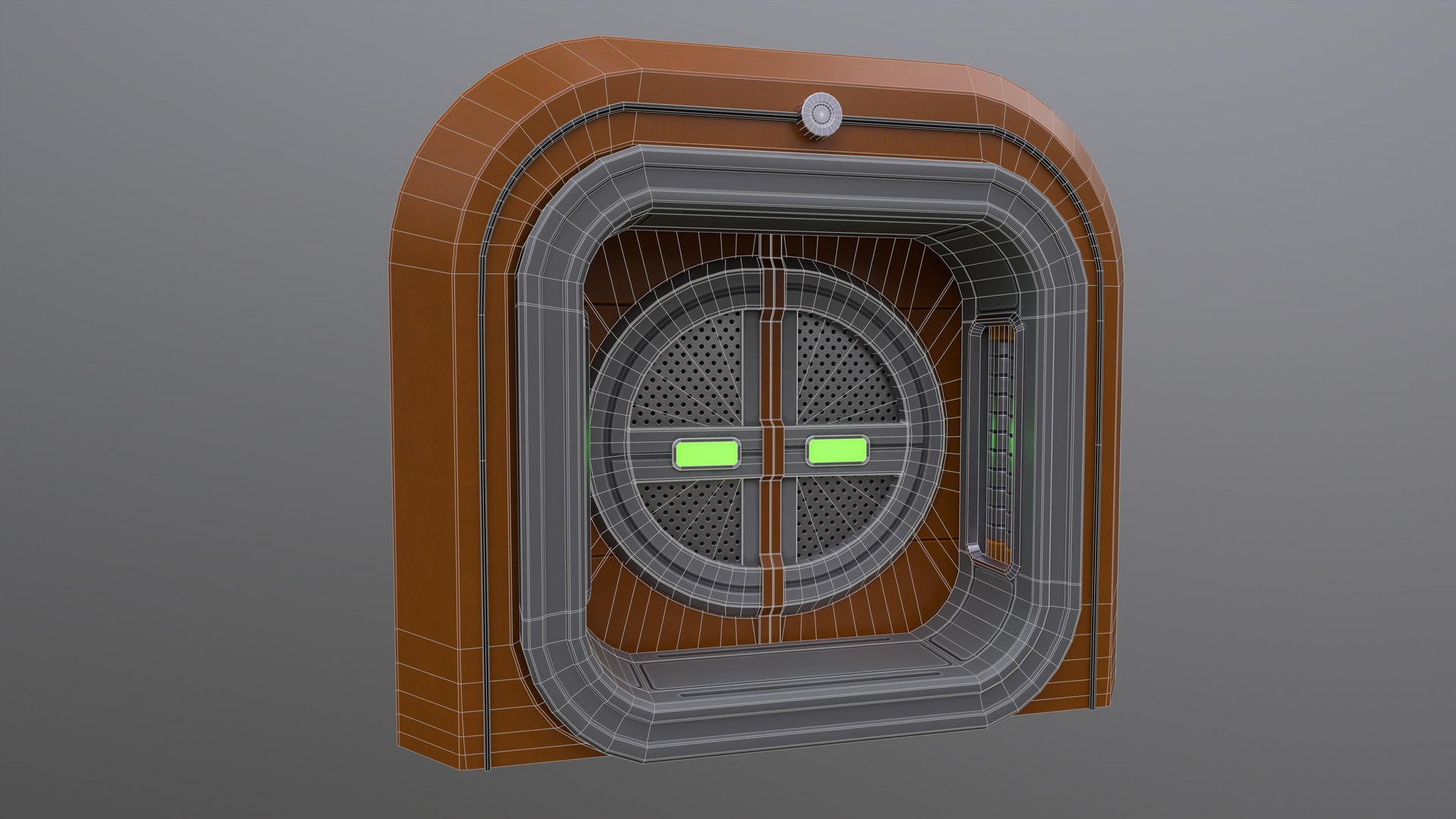 Sci Fi Airlock Door 3D model - TurboSquid 1898211