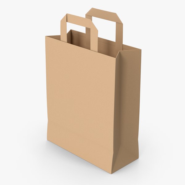 3D Paper Bag model