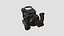 10 Anti-Drone Mini Gun F Collection - SciFi Jamming Weaponry