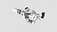 10 Anti-Drone Mini Gun F Collection - SciFi Jamming Weaponry