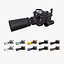 10 Anti-Drone Mini Gun F Collection - SciFi Jamming Weaponry