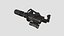 10 Anti-Drone Mini Gun F Collection - SciFi Jamming Weaponry