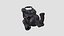 10 Anti-Drone Mini Gun F Collection - SciFi Jamming Weaponry