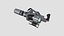 10 Anti-Drone Mini Gun F Collection - SciFi Jamming Weaponry