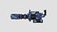 10 Anti-Drone Mini Gun F Collection - SciFi Jamming Weaponry