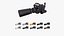 10 Anti-Drone Mini Gun F Collection - SciFi Jamming Weaponry