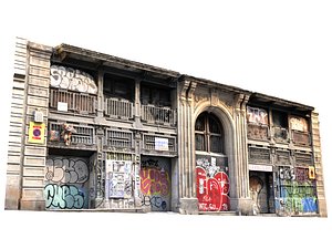 Barcelona Facade Scan 3D model