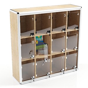Aluminum Glass Mailbox Postbox Callbox