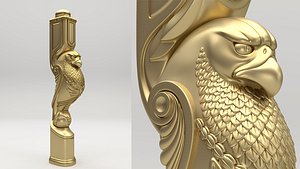 Eagle Baluster 3D model