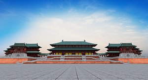 3D chinese palace