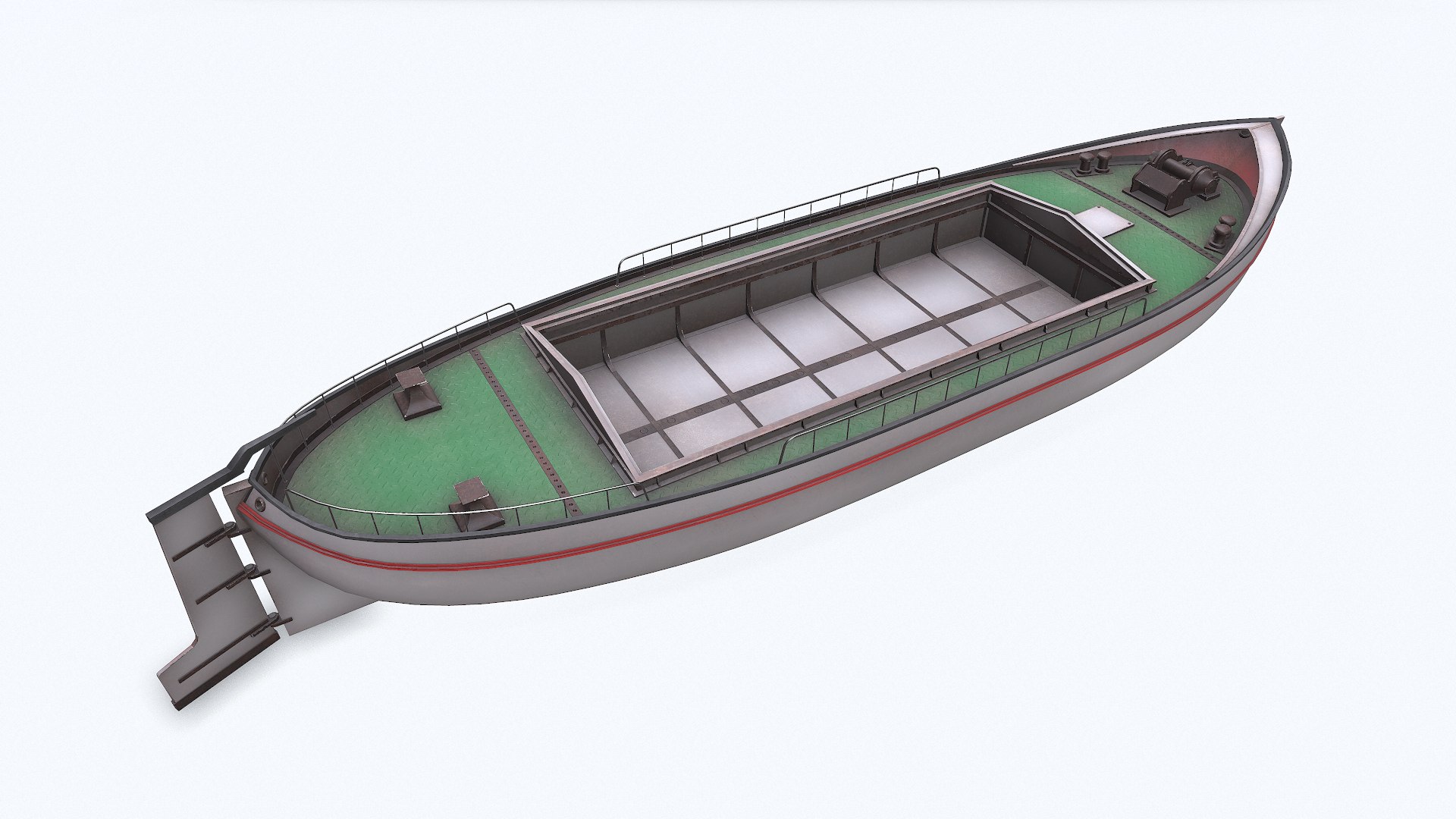 Small River Barge Boat Low-poly PBR 3D model https://p.turbosquid.com/ts-thumb/4h/RyEZfD/2D/screenshot011/png/1769224089/1920x1080/fit_q87/66ac8c4cf8ac62675ba19b2fbb54e3bd1995538d/screenshot011.jpg