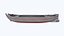 Small River Barge Boat Low-poly PBR