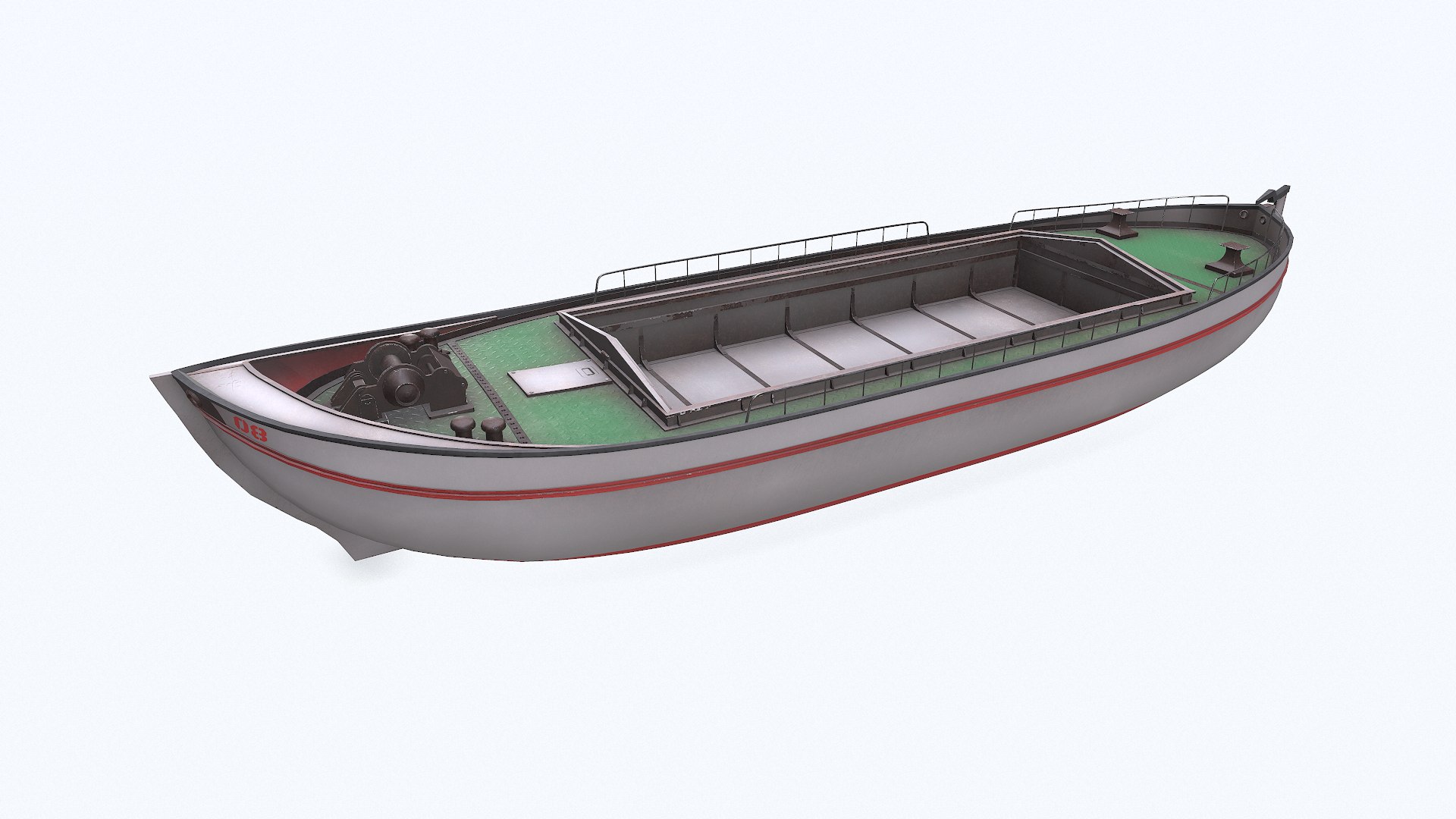 Small River Barge Boat Low-poly PBR 3D model https://p.turbosquid.com/ts-thumb/4h/RyEZfD/FA/screenshot002/png/1769224065/1920x1080/fit_q87/42f9a750433b7b9a2792dadefffb00b69ec31129/screenshot002.jpg
