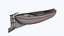 Small River Barge Boat Low-poly PBR