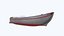 Small River Barge Boat Low-poly PBR