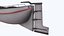 Small River Barge Boat Low-poly PBR
