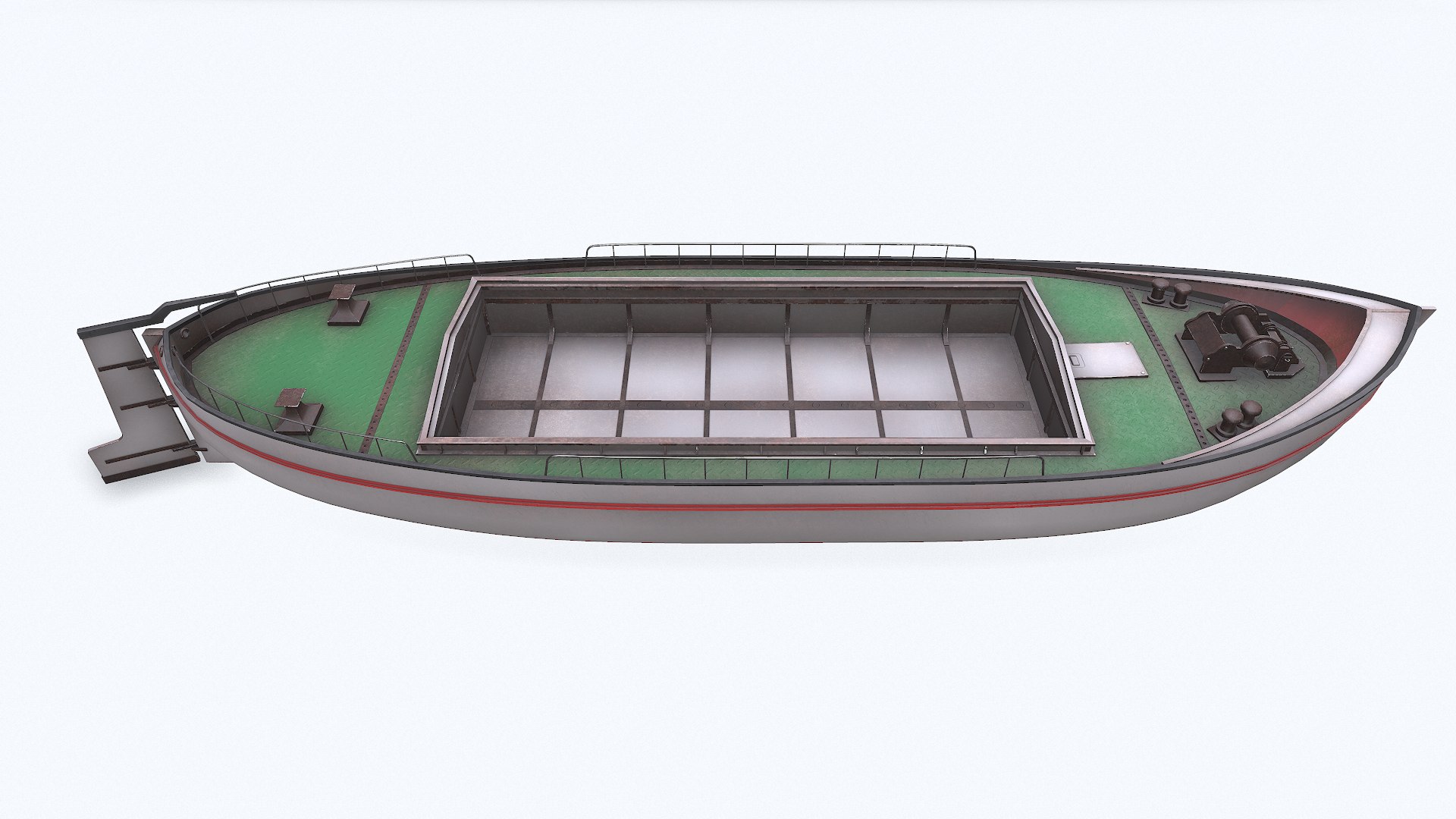 Small River Barge Boat Low-poly PBR 3D model https://p.turbosquid.com/ts-thumb/4h/RyEZfD/Zt/screenshot013/png/1769224094/1920x1080/fit_q87/e497e10469b6a675f9f2b0f5435f594a4834d51e/screenshot013.jpg
