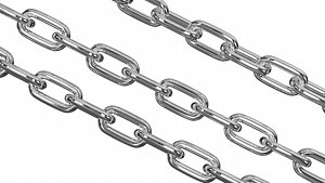 Silver Chain PBR 3D model