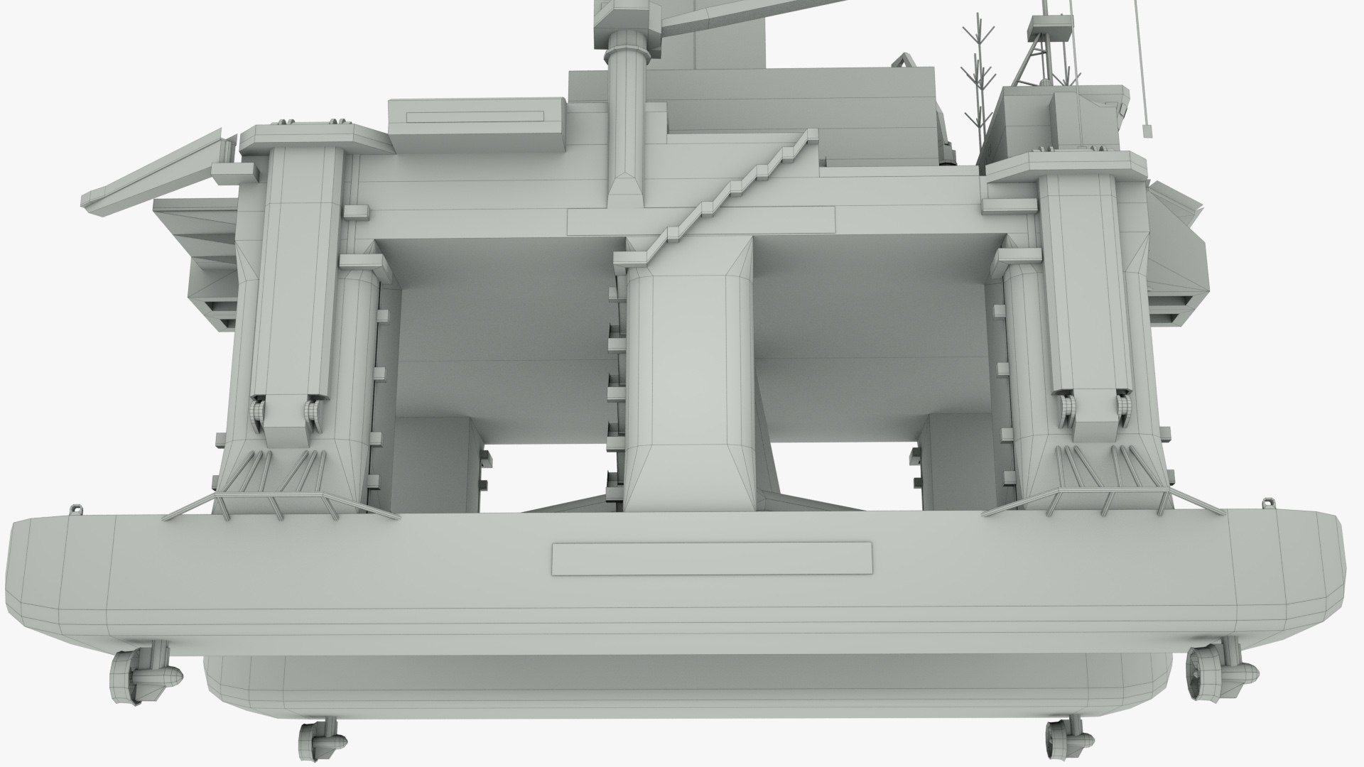 3D Floating Drilling Rig Model - TurboSquid 1455872