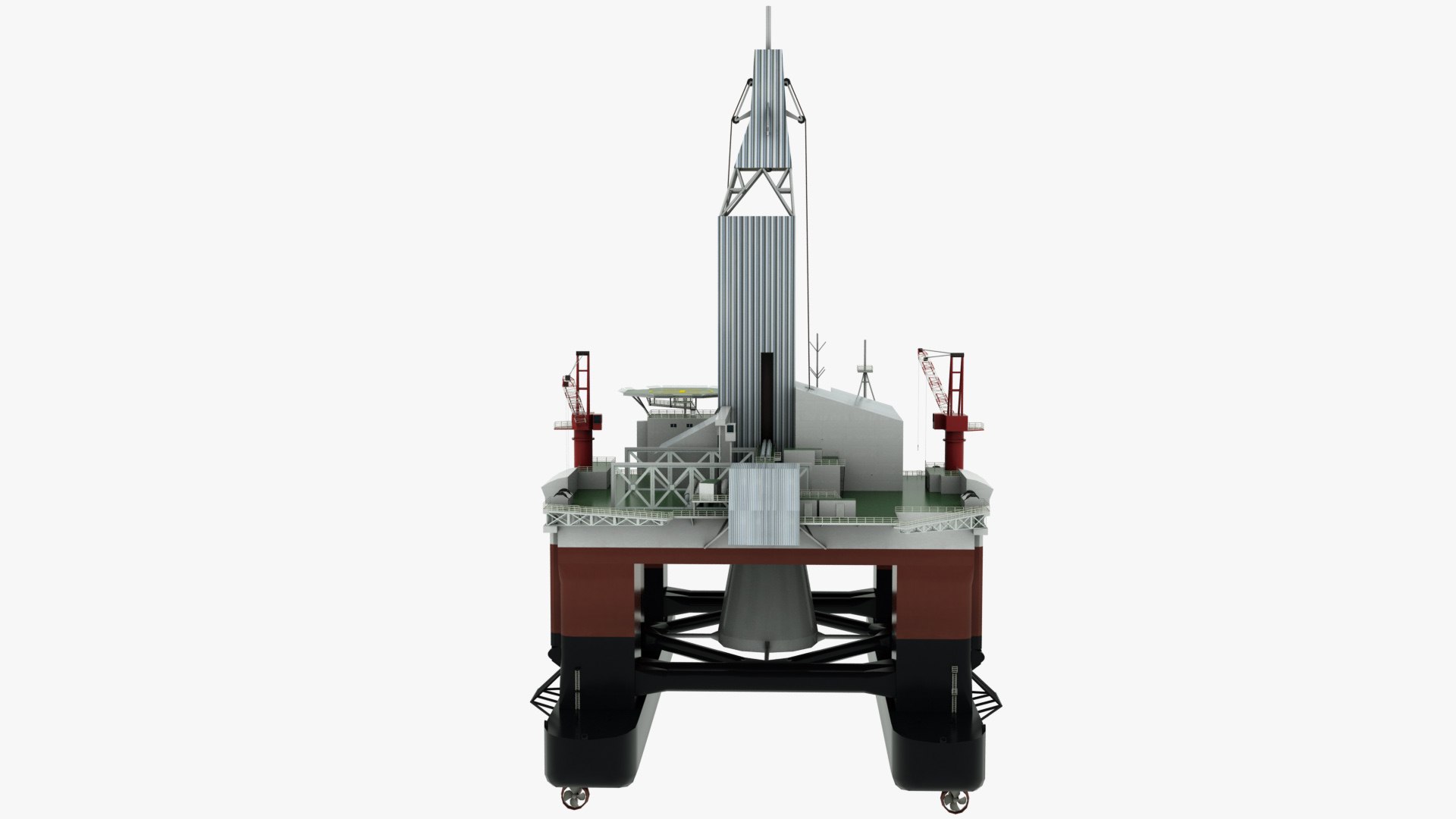 3D Floating Drilling Rig Model - TurboSquid 1455872