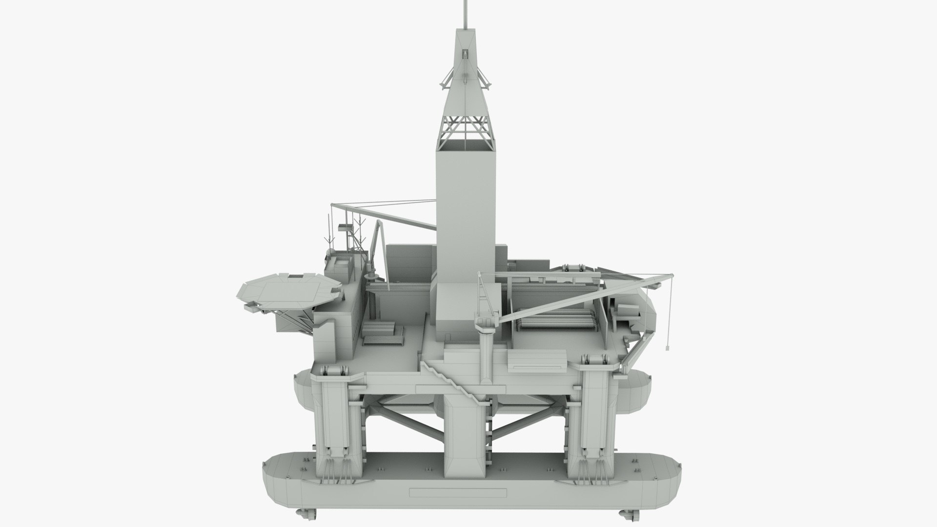 3D Floating Drilling Rig Model - TurboSquid 1455872