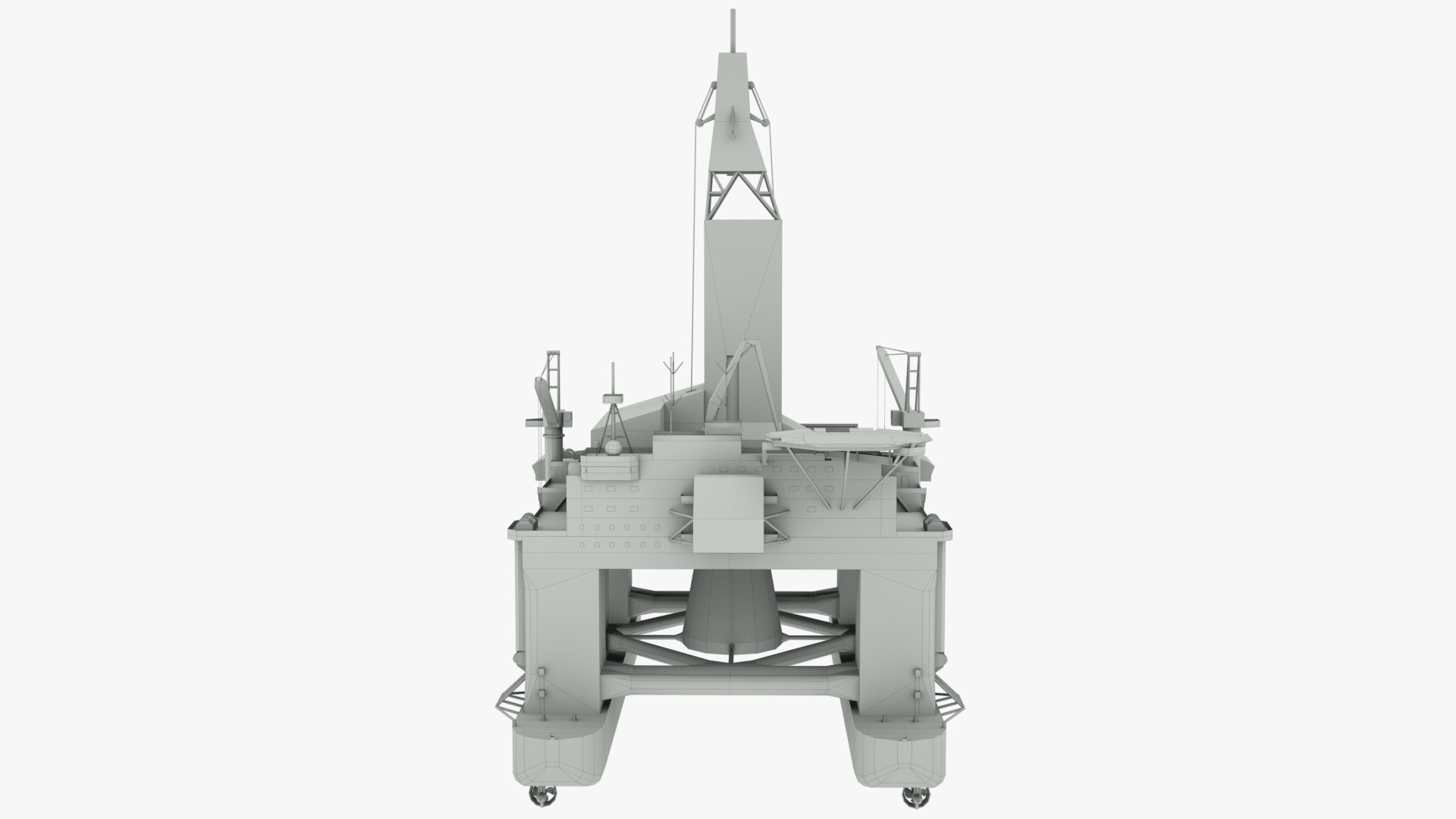3D Floating Drilling Rig Model - TurboSquid 1455872