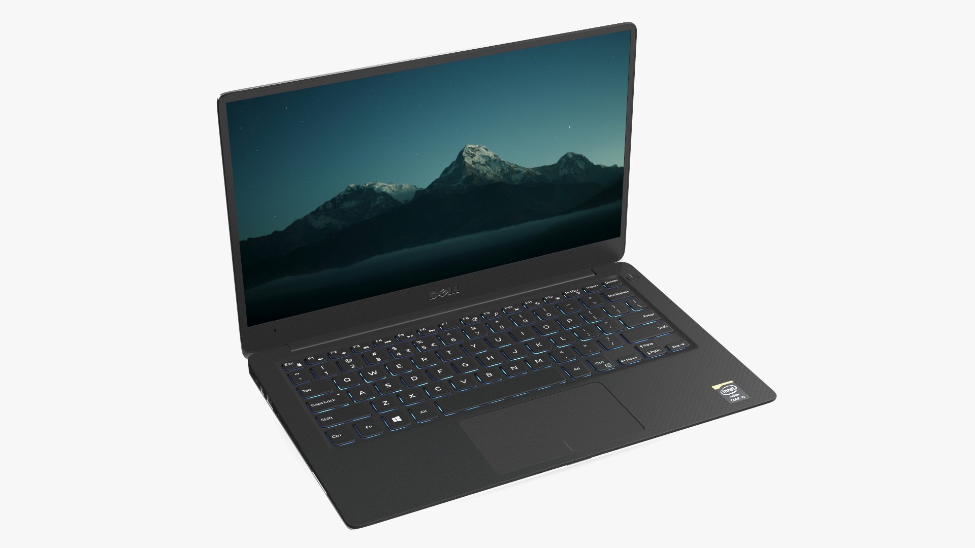 Dell Laptop 3D model preview