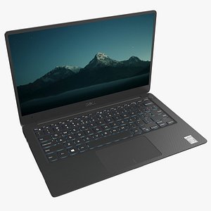 3D Dell Laptop model