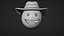 Emoticon de vaquero Emoji o Smiley