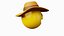 Emoticon de vaquero Emoji o Smiley