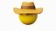 Emoticon de vaquero Emoji o Smiley