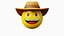 Emoticon de vaquero Emoji o Smiley