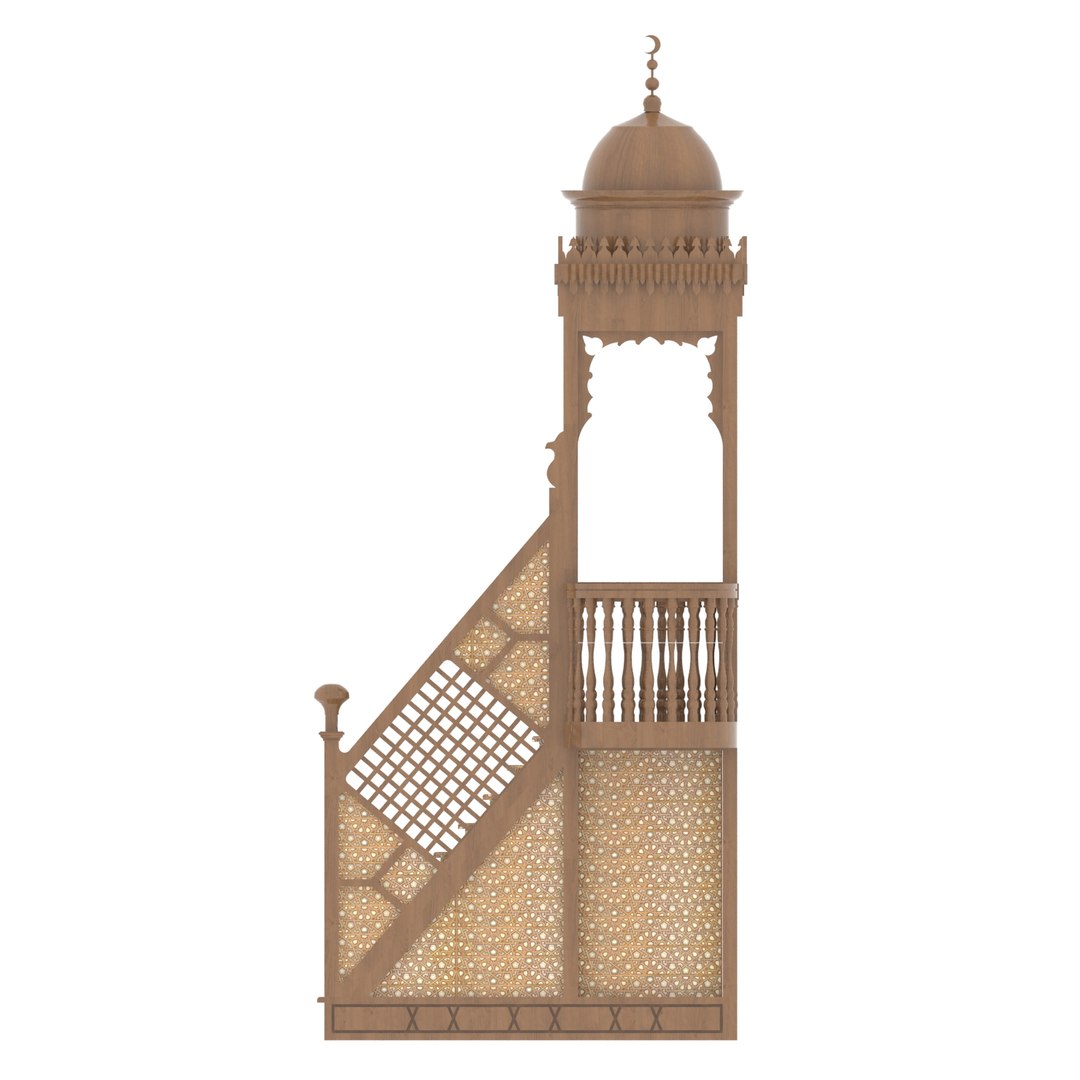 Islamic Menbar Mosque 3d Max