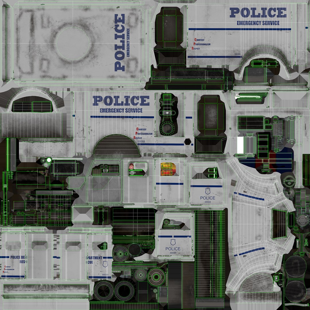 ready swat truck 3d 3ds