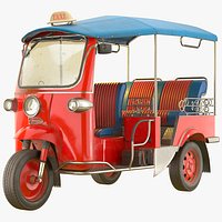 Tuk Tuk Taxi PBR