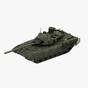 t-14 armata tank 3D