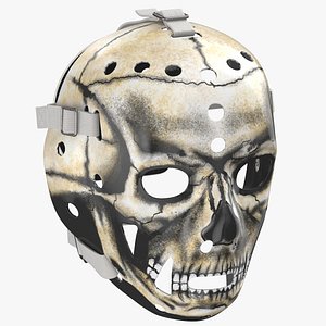 Ice Hockey Goalie Mask Ed Staniowski Skull Design