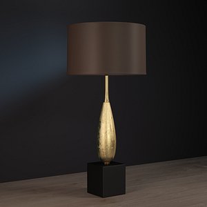 3D solomon gold lamp lui model