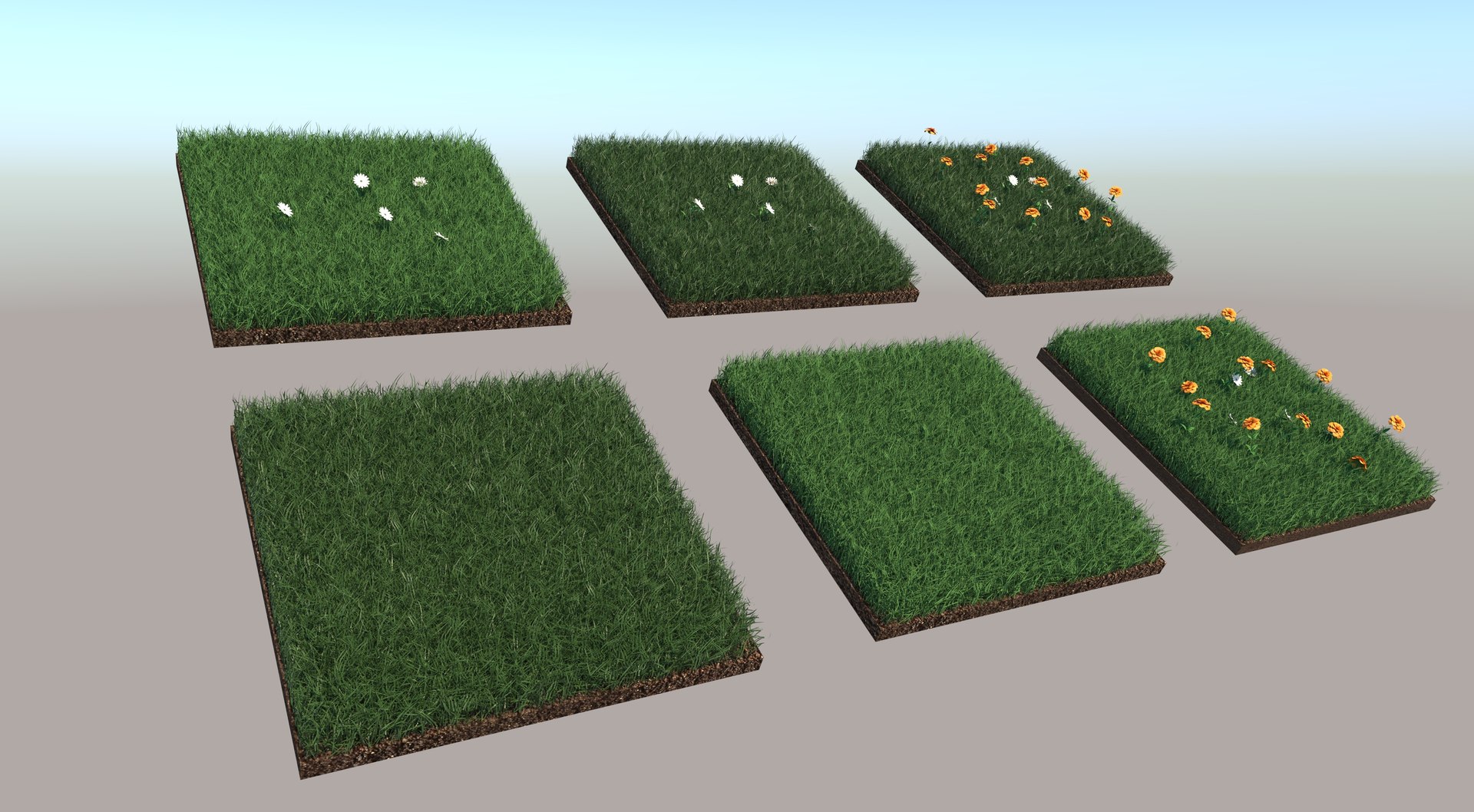 3D Realistic Grass - TurboSquid 1713311