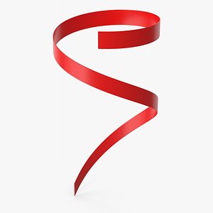 Red Curly Ribbon